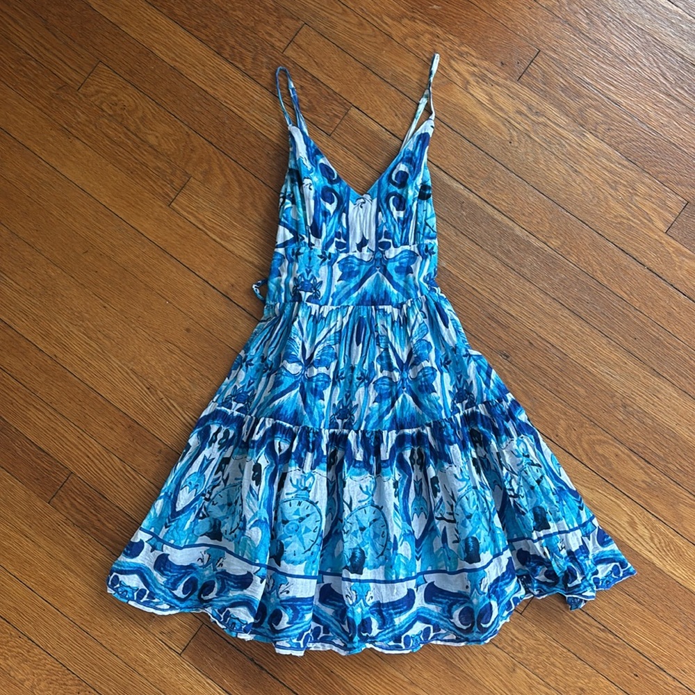 Bohemian Linen Dress XS EUC